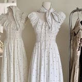 【SHOPLIST限定】ハート柄とスカーフ付きでエレガント。デコルテのワンピース | 17kg | 詳細画像5