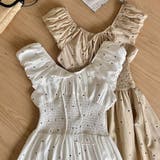 【SHOPLIST限定】ハート柄とスカーフ付きでエレガント。デコルテのワンピース | 17kg | 詳細画像8