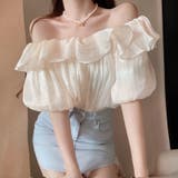 【SHOPLIST限定】光沢のあるバブルスリーブのシャツ | 17kg | 詳細画像8