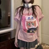 【SHOPLIST限定】肩落ちのゆったりしたシルエット！プリント柄半袖Tシャツ | 17kg | 詳細画像2 