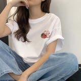 【SHOPLIST限定】肩落ちのゆったりしたシルエット！プリント柄半袖Tシャツ | 17kg | 詳細画像3 