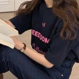 あらゆるスタイルにマッチ。元気少女に、文字プリントの半袖Tシャツ | 17kg | 詳細画像2 