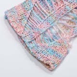 【SHOPLIST限定】動きとエレガンスをプラス。透かし編みニットトップス | 17kg | 詳細画像9