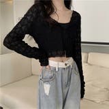 【SHOPLIST限定】通気性抜群で涼しい!ダイヤ柄大きな襟Vネック長袖シャツ | 17kg | 詳細画像4