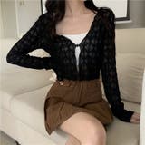 【SHOPLIST限定】通気性抜群で涼しい!ダイヤ柄大きな襟Vネック長袖シャツ | 17kg | 詳細画像9