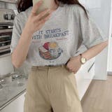 200gの綿素材！ドロップショルダーコットンプリントTシャツ | 17kg | 詳細画像2 