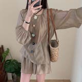 【SHOPLIST限定】立体花長袖日焼け止めジャケット+ショートパンツスーツ | 17kg | 詳細画像5 