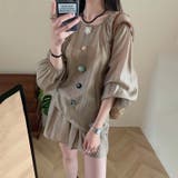 【SHOPLIST限定】立体花長袖日焼け止めジャケット+ショートパンツスーツ | 17kg | 詳細画像7 