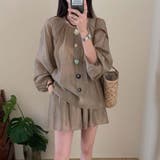 【SHOPLIST限定】立体花長袖日焼け止めジャケット+ショートパンツスーツ | 17kg | 詳細画像8 