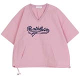 【SHOPLIST限定】刺繍文字半袖Vネック半袖Tシャツナイロン | 17kg | 詳細画像4 