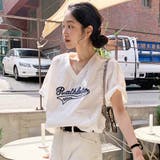 【SHOPLIST限定】刺繍文字半袖Vネック半袖Tシャツナイロン | 17kg | 詳細画像8 