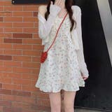 フランスの町に入ったような気分に。花柄キャミソールワンピース | 17kg | 詳細画像1 