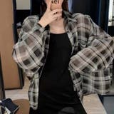 【SHOPLIST限定】日焼け対策に最適!ゆったりしたチェック柄長袖シャツ | 17kg | 詳細画像3