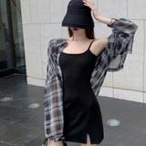 【SHOPLIST限定】日焼け対策に最適!ゆったりしたチェック柄長袖シャツ | 17kg | 詳細画像4