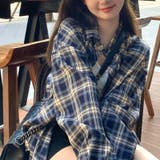 【SHOPLIST限定】日焼け対策に最適!ゆったりしたチェック柄長袖シャツ | 17kg | 詳細画像2