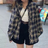 【SHOPLIST限定】日焼け対策に最適!ゆったりしたチェック柄長袖シャツ | 17kg | 詳細画像4