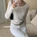 【SHOPLIST限定】秋の涼しい天候に最適!フェイクレイヤードニットトップス | 17kg | 詳細画像3