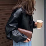 独自の個性と気品を醸し出し。ユニセックス風レザーバイカージャケット | 17kg | 詳細画像4
