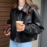 独自の個性と気品を醸し出し。ユニセックス風レザーバイカージャケット | 17kg | 詳細画像5