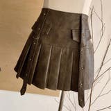 【SHOPLIST限定】メイラードスタイル！レトロなセクシーなPUレザースカート | 17kg | 詳細画像2 