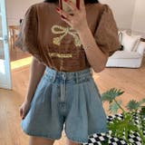 ミレニアル学園風 ゆるカワコーデ☆夏用カジュアル クルーネックTシャツ | 17kg | 詳細画像2 