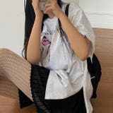 ミレニアル学園風 ゆるカワコーデ☆リボンプリントマルチスタイルトップス | 17kg | 詳細画像4 