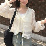ミレニアル学園風 ゆるカワコーデ☆レースシャツ アウター | 17kg | 詳細画像2