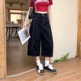 ミレニアル学園風 ゆるカワコーデ☆ストリート風デニム七分丈パンツ | 17kg | 詳細画像1
