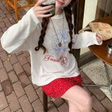 ミレニアル学園風 ゆるカワコーデ☆ボタニカルプリント UVカット ロンT | 17kg | 詳細画像9