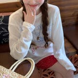 ミレニアル学園風 ゆるカワコーデ☆ボタニカルプリント UVカット ロンT | 17kg | 詳細画像11