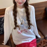 ミレニアル学園風 ゆるカワコーデ☆ボタニカルプリント UVカット ロンT | 17kg | 詳細画像12