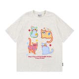 ミレニアル学園風 ゆるカワコーデ かわいい猫プリント | 17kg | 詳細画像2 