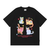 ミレニアル学園風 ゆるカワコーデ かわいい猫プリント | 17kg | 詳細画像3 