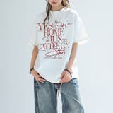 ミレニアル学園風 ゆるカワコーデ☆ビンテージ感英字プリント半袖Tシャツ | 17kg | 詳細画像2 