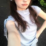 ミレニアル学園風 ゆるカワコーデ ブルー系ストライプ | 17kg | 詳細画像2