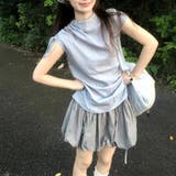 ミレニアル学園風 ゆるカワコーデ ブルー系ストライプ | 17kg | 詳細画像5