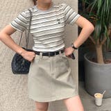 ミレニアル学園風 ゆるカワコーデ☆清楚なハイウエスト Aラインミニスカート | 17kg | 詳細画像13 