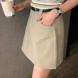 ミレニアル学園風 ゆるカワコーデ☆清楚なハイウエスト Aラインミニスカート | 17kg | 詳細画像14 