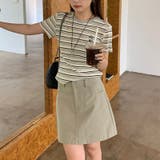 ミレニアル学園風 ゆるカワコーデ☆清楚なハイウエスト Aラインミニスカート | 17kg | 詳細画像15 