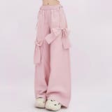 ミレニアル学園風 ゆるカワコーデ レトロストリート風立体ピンクリボン付き | 17kg | 詳細画像3 