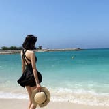 ゆるカワコーデ ブラック大きいサイズ水着 ぽっちゃり女性用 | 17kg | 詳細画像8