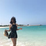 ゆるカワコーデ ブラック大きいサイズ水着 ぽっちゃり女性用 | 17kg | 詳細画像9