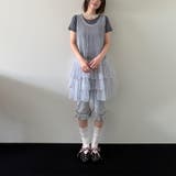 ゆるカワコーデ ガーリーフリルハイウエストインナーハーフパンツ 快適ストレッチミ… | 17kg | 詳細画像3 