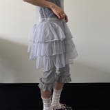 ゆるカワコーデ ガーリーフリルハイウエストインナーハーフパンツ 快適ストレッチミ… | 17kg | 詳細画像6 