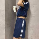 ゆるカワコーデ☆夏痩せ見えスポーツ風 セットブルー半袖 | 17kg | 詳細画像7 