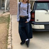 ゆるカワコーデ☆グラフィティ 7分ワイドジーンズ | 17kg | 詳細画像12 