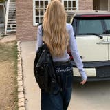 ゆるカワコーデ☆グラフィティ 7分ワイドジーンズ | 17kg | 詳細画像14 