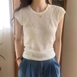 ゆるカワコーデ☆デザイン背中リボン 薄手ニットトップス | 17kg | 詳細画像2 