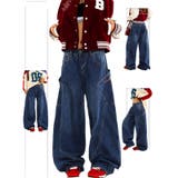 ゆるカワコーデ☆アメリカン大ポケットデニムパンツ | 17kg | 詳細画像1 