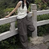 ゆるカワコーデ☆タンクトップ風フェイクレイヤード多巴?コーデデザイン性トップス | 17kg | 詳細画像5 